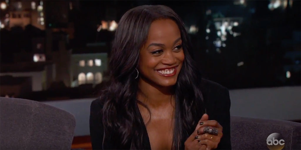 Rachel Lindsay, The Bachelorette, Jimmy Kimmel Live Rachel Lindsay, The Bachelorette, Jimmy Kimmel Live